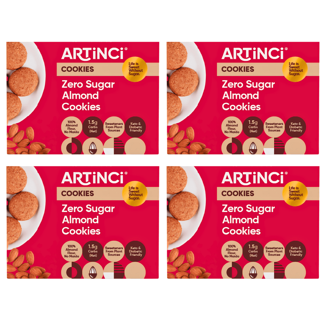 Almond Cookies - Sugar - Free, Gluten - Free, Keto, Diabetic - friendly - Artincisugar - freediabetic - friendlyweightloss