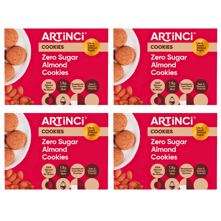 Almond Cookies - Sugar - Free, Gluten - Free, Keto, Diabetic - friendly - Artincisugar - freediabetic - friendlyweightloss