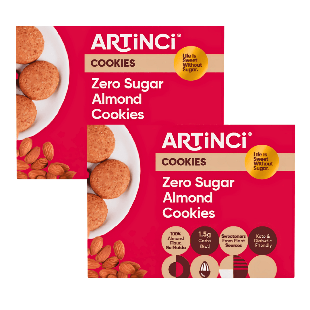 Almond Cookies - Sugar - Free, Gluten - Free, Keto, Diabetic - friendly - Artincisugar - freediabetic - friendlyweightloss