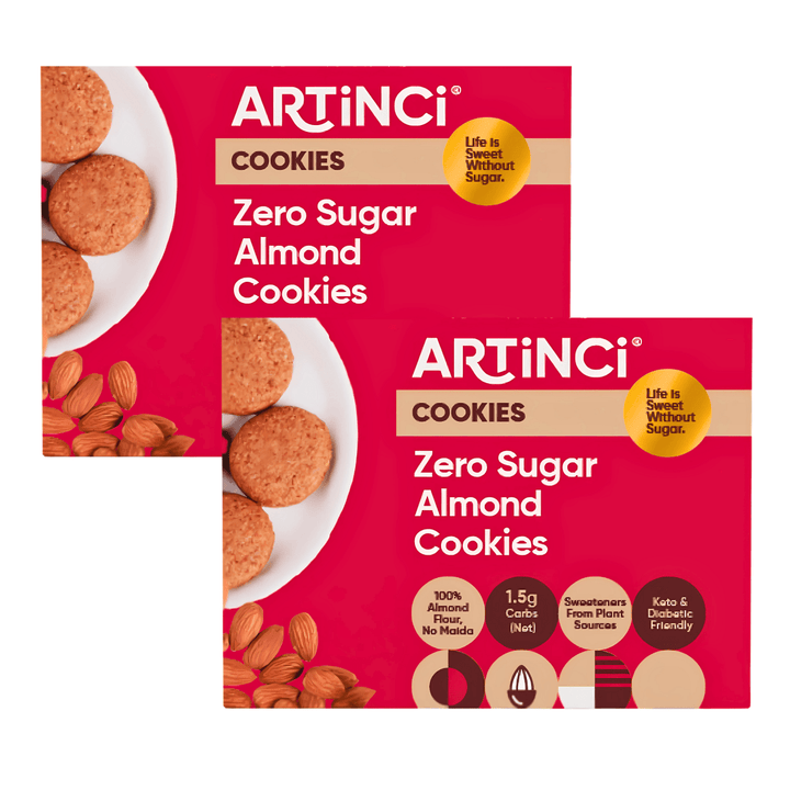 Almond Cookies - Sugar - Free, Gluten - Free, Keto, Diabetic - friendly - Artincisugar - freediabetic - friendlyweightloss