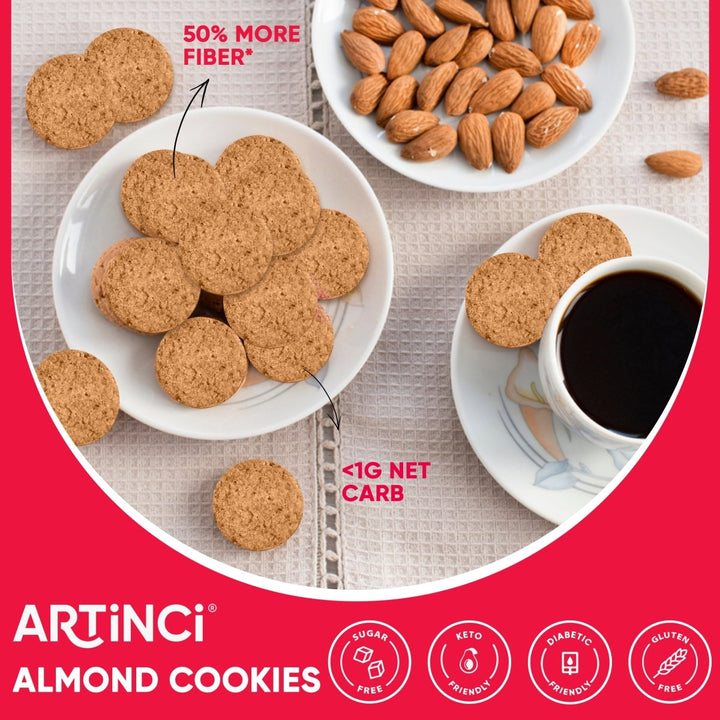Almond Cookies - Sugar-Free, Gluten-Free, Keto - Artinci#sugar - free##diabetic - friendly##weightloss#