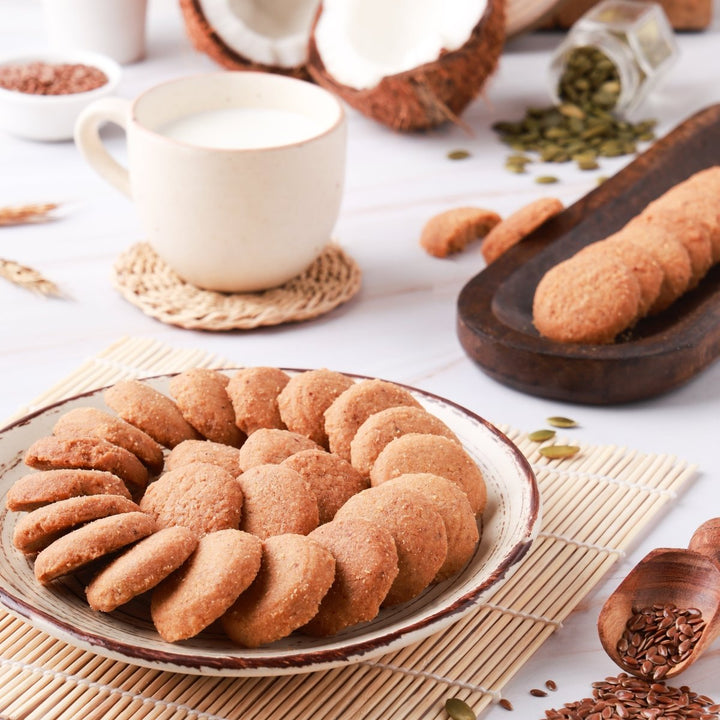 Assorted Sugar free cookies box - Diabetic friendly, Low carb, Guilt - free tea - time snack - Artincisugar - freediabetic - friendlyweightloss