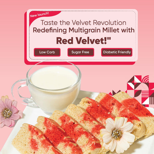 Red Velvet Cake - Multigrain Millet, Low Carb, Sugar Free, Diabetic Friendly - Artinci#sugar-free##diabetic-friendly##weightloss#