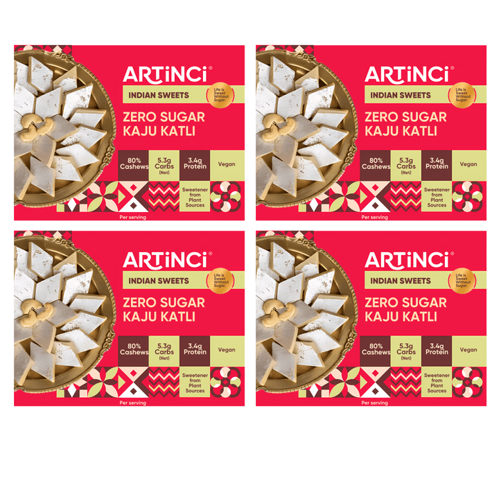 Sugar - Free Kaju Katli | No added colour | Vegan - Artincisugar - freediabetic - friendlyweightloss
