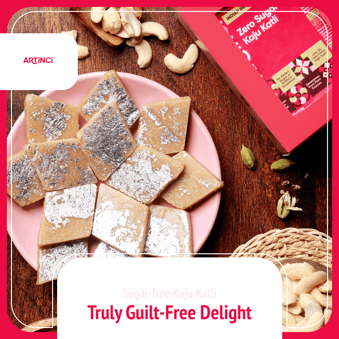 Sugar-Free Kaju Katli | No added colour | Vegan