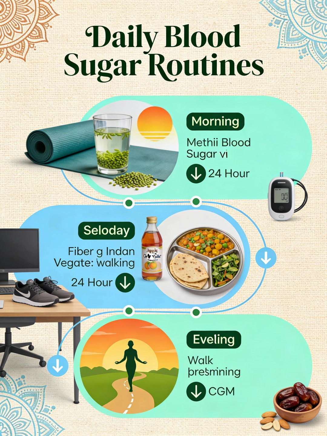 Short daily routines to improve blood sugar control .