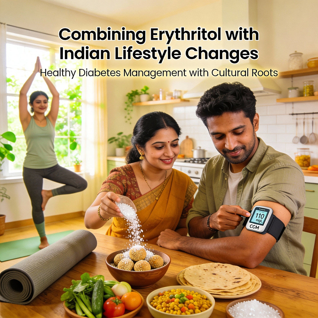 Erythritol + Lifestyle Hacks: Master Diabetes Control the Indian Way