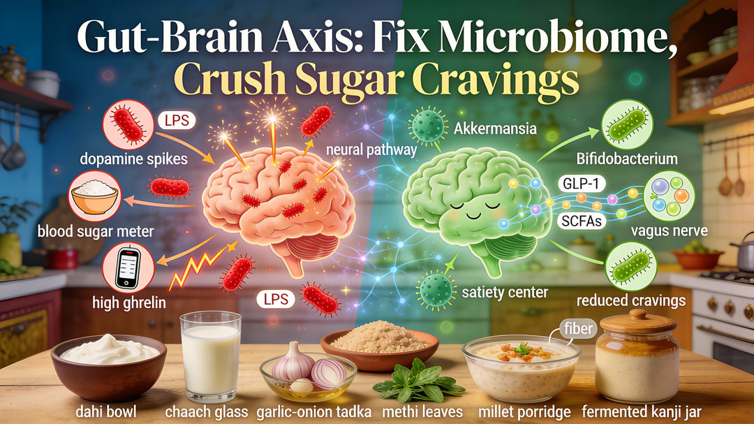 Gut–Brain Axis, Cravings and Sugar Addiction: How Fixing Your Gut Can Reduce Sweet Cravings in Diabetes
