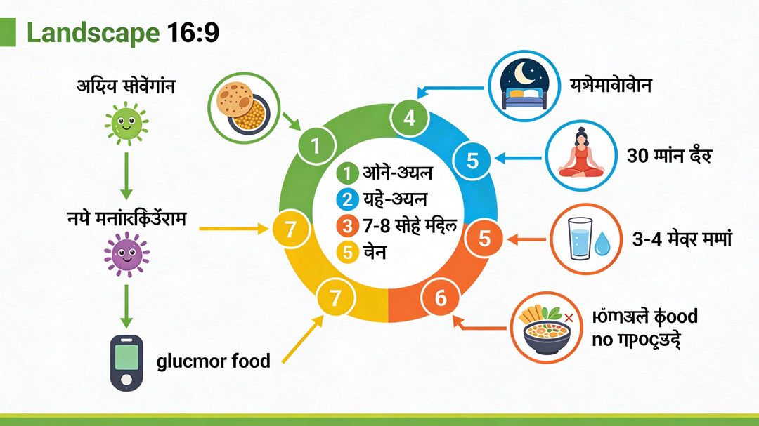 डायबिटिक के लिए गट-फ्रेंडली 7 आदतें: खाना, नींद, तनाव और व्यायाम