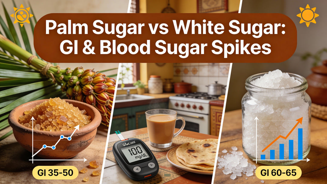 Palm Sugar vs White Sugar: Glycemic Index and Blood Sugar Spikes for Diabetics