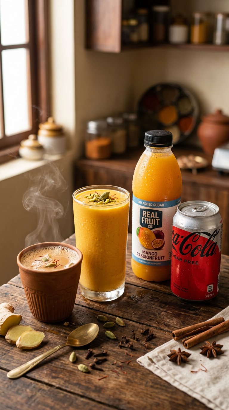 Sweet Traps in Indian Beverages: Chai, Lassi, and Packaged Juices