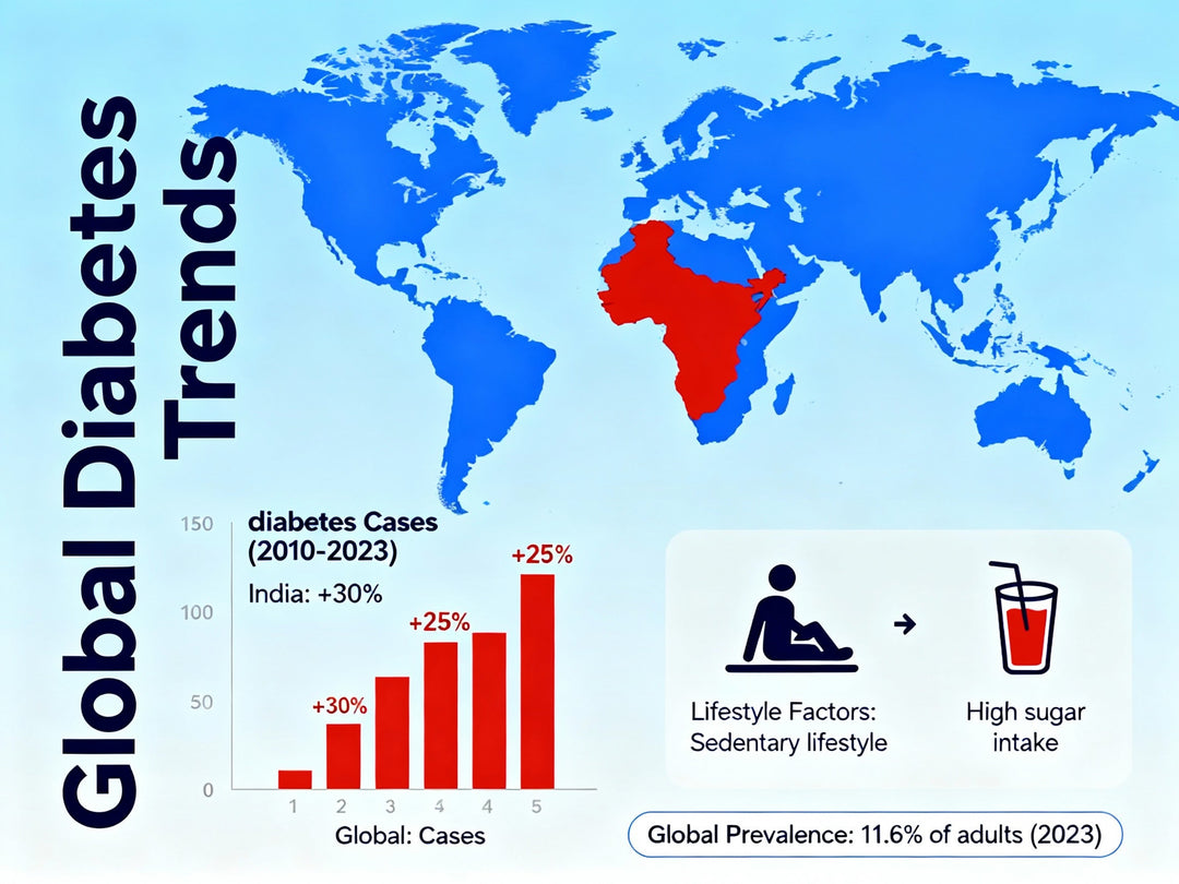 The Rising Global Burden of Diabetes: Trends and Challenges with a Focus on India in 2025