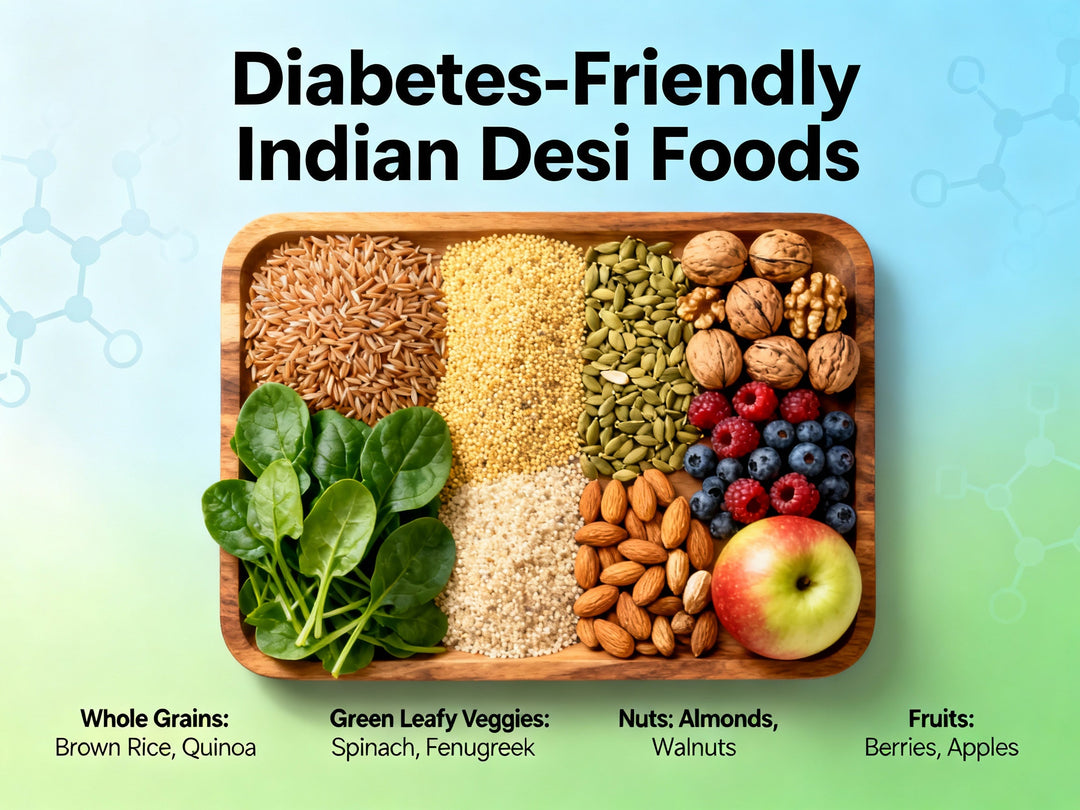 डायबिटीज़ में ब्लड शुगर नियंत्रण के लिए देसी और स्वास्थ्यवर्धक भोजन﻿