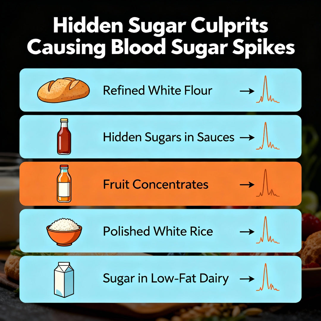 Hidden Dangers: Blood Sugar Spikes from Secret Ingredients and Poor Sugar Substitutes
