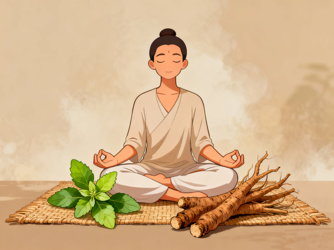 प्राणायाम, ध्यान और हर्बल उपचार: अश्वगंधा व तुलसी के चमत्कारी लाभ