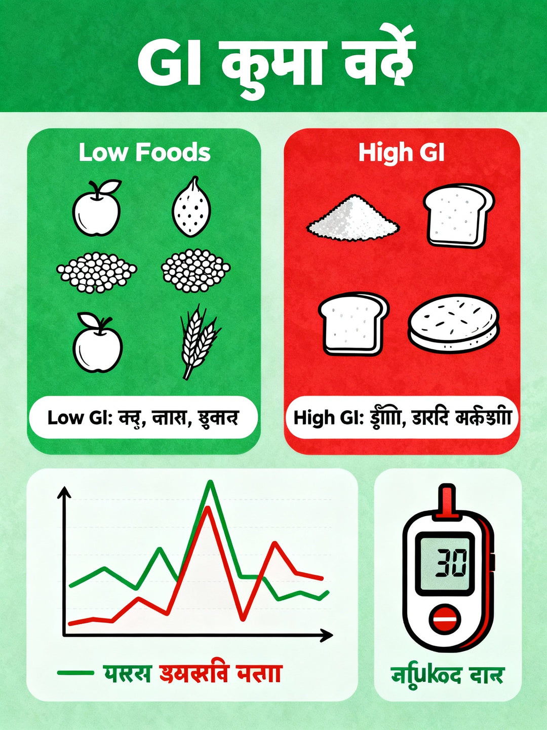 ग्लाइसेमिक इंडेक्स क्या है और डायबिटीज में मीठा चुनते समय इसकी क्या भूमिका है?