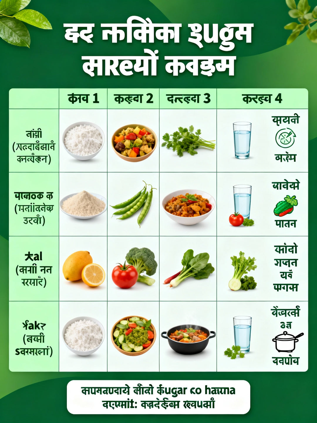 एक महीने का शुगर-फ्री चैलेंज: हफ्ता-दर-हफ्ता प्लान, क्रेविंग कंट्रोल और भारतीय डाइट आइडियाज़