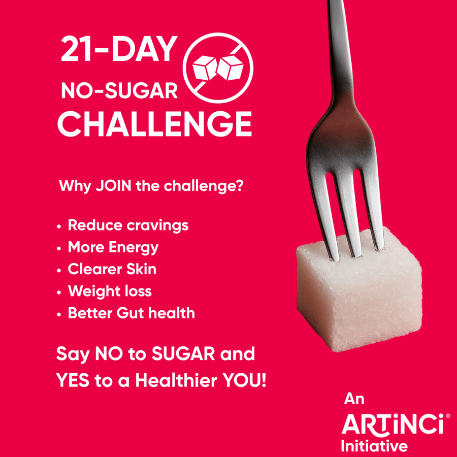 21 - Day - No Sugar Challenge - Starts 18th July - Artincisugar - freediabetic - friendlyweightloss