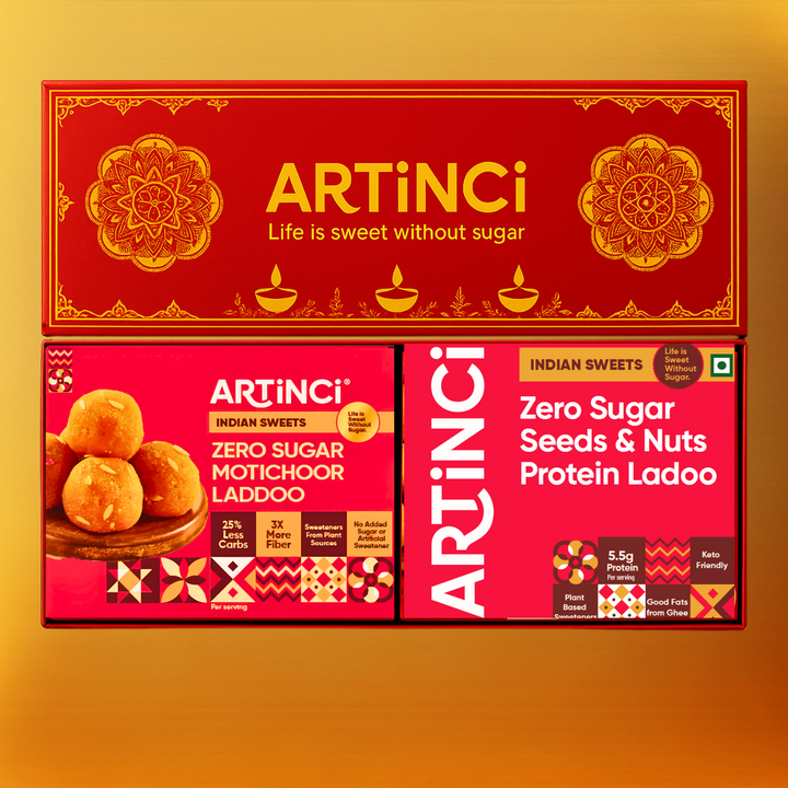 Sugar free sweets combo, diwali gifting, healthy laddu, sugarfree laddu