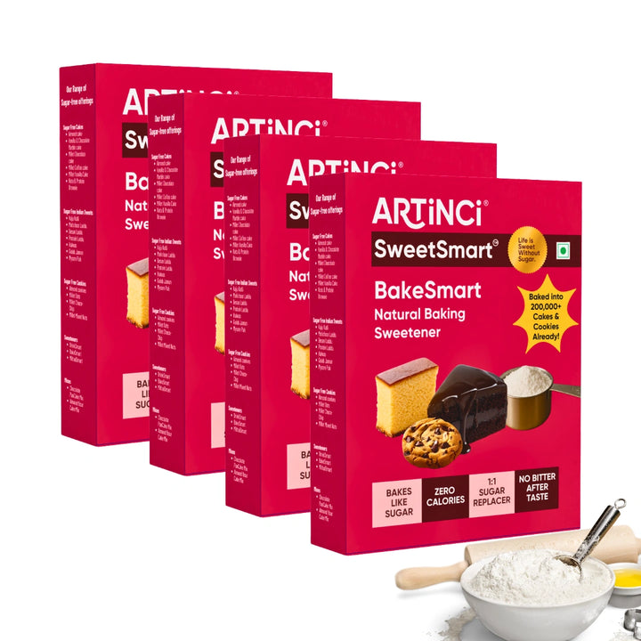 BakeSmart™ by Artinci | Sugar free Sweetener for Healthy Baking – The 1:1 Sugar Replacement with No Aftertaste | Stevia sweetener