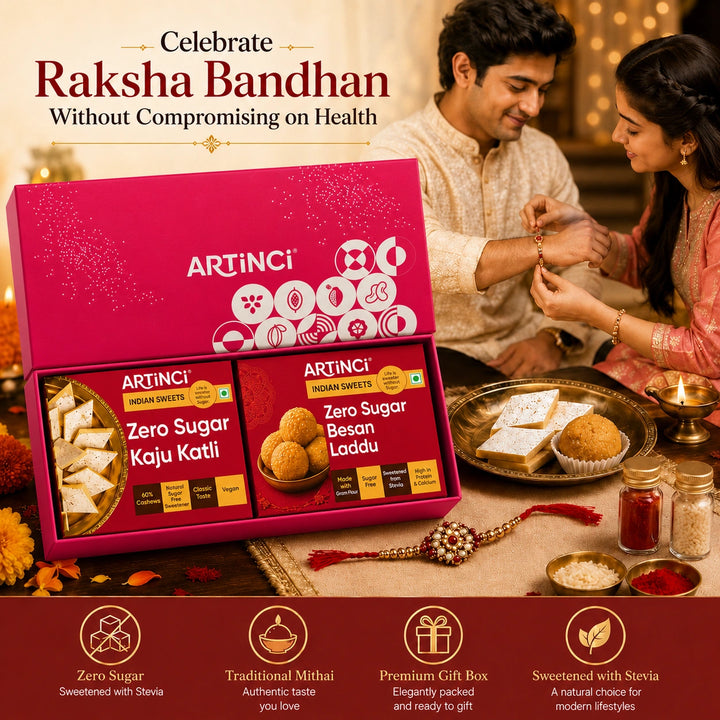 Rakhi guiilt free mithai