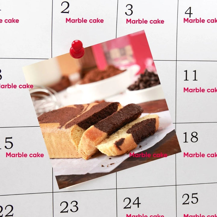 Monthly Cake Stash2 | 4 Sugar-Free Keto Marble Cakes | Diabetic Friendly (contains egg)