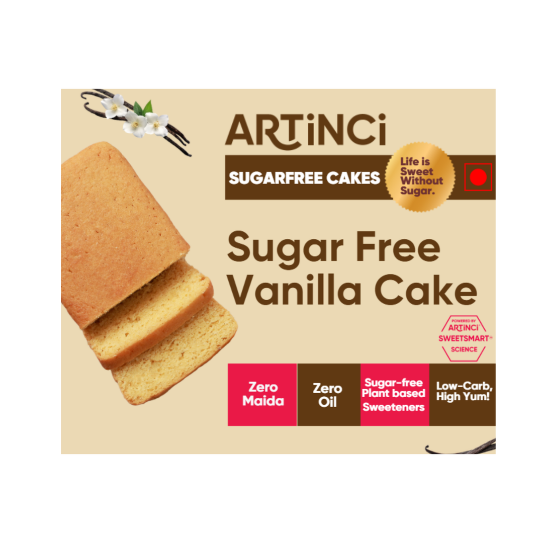 Vanilla Sugar free Cake - Classic Pound Cake - Diabetic Friendly, Low carb (Contains egg)
