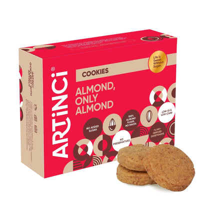 Almond Cookies X Multi packs - Sugar Free, Gluten Free, Keto (185g) - Artinci#sugar-free##diabetic-friendly##weightloss#