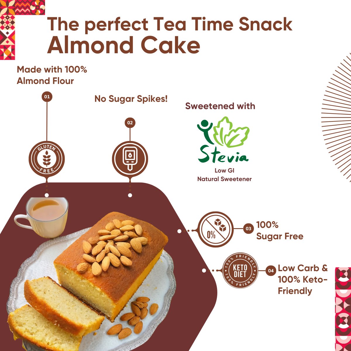 Almond Flour Cake - Keto, Sugar Free Gluten Free, Diabetic Friendly - Artinci#sugar-free##diabetic-friendly##weightloss#