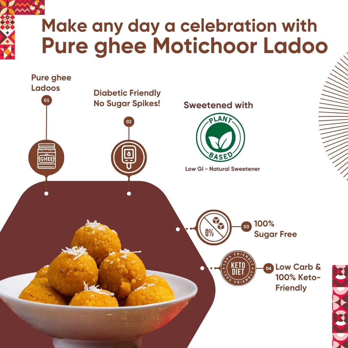 Motichoor Ladoo Diabetic Friendly High Fiber Artinci motichoor-ladoo-diabetic-friendly-high-fiber-artinci