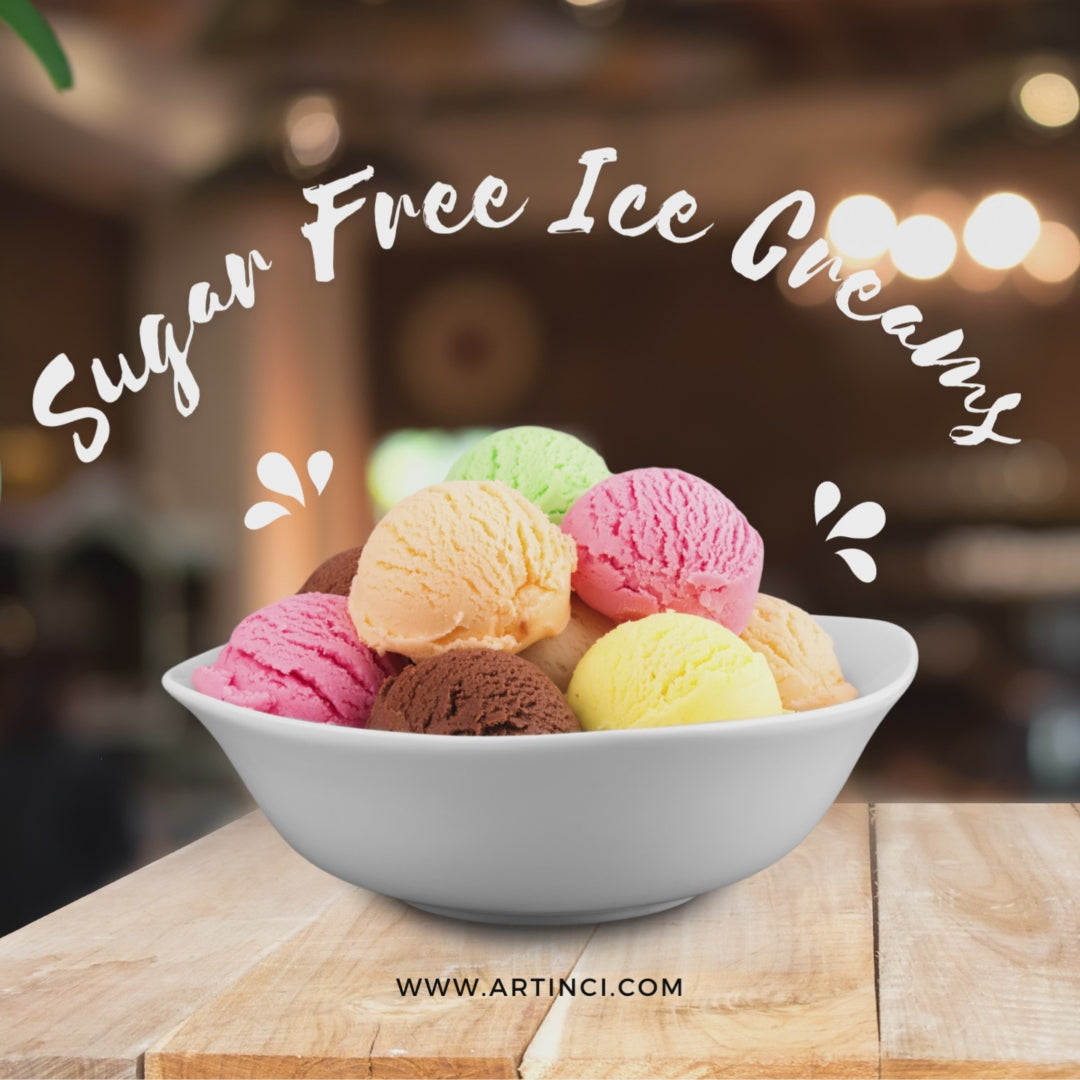 Sugar Free Kesar Badam Ice Cream Video