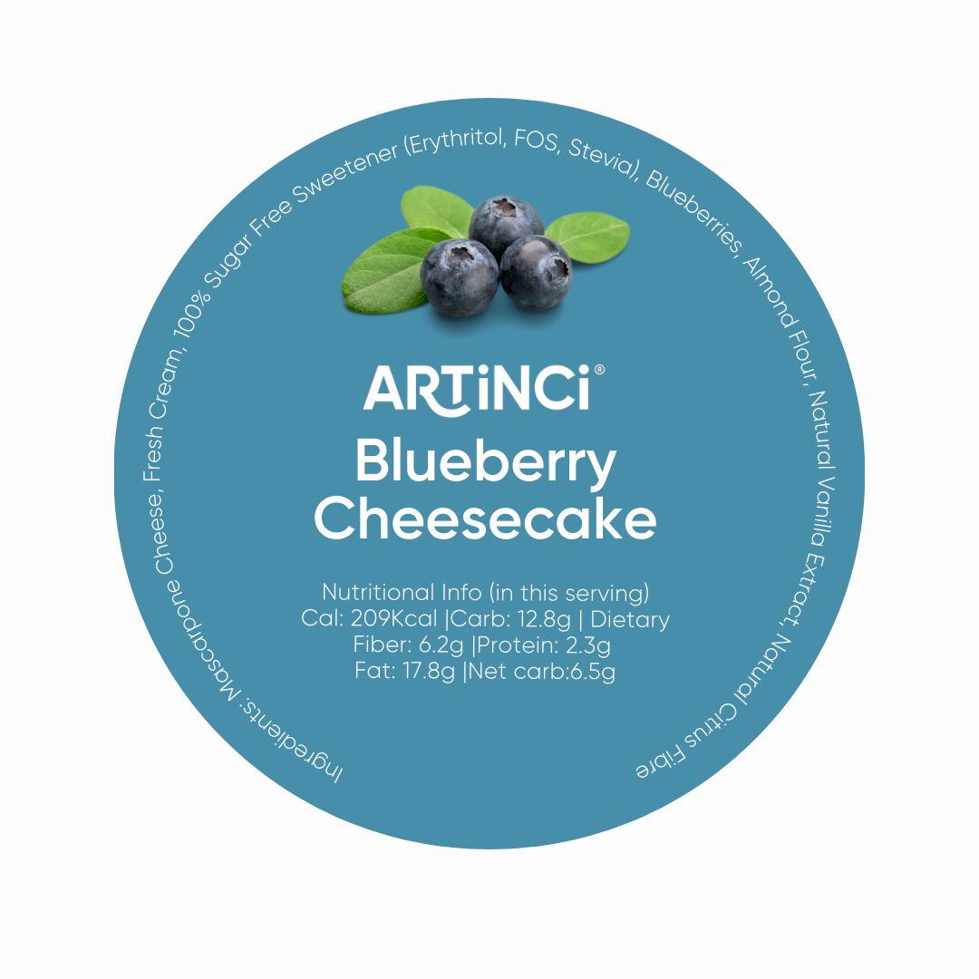 Sugar Free Blueberry Cheesecake Nutrition Info