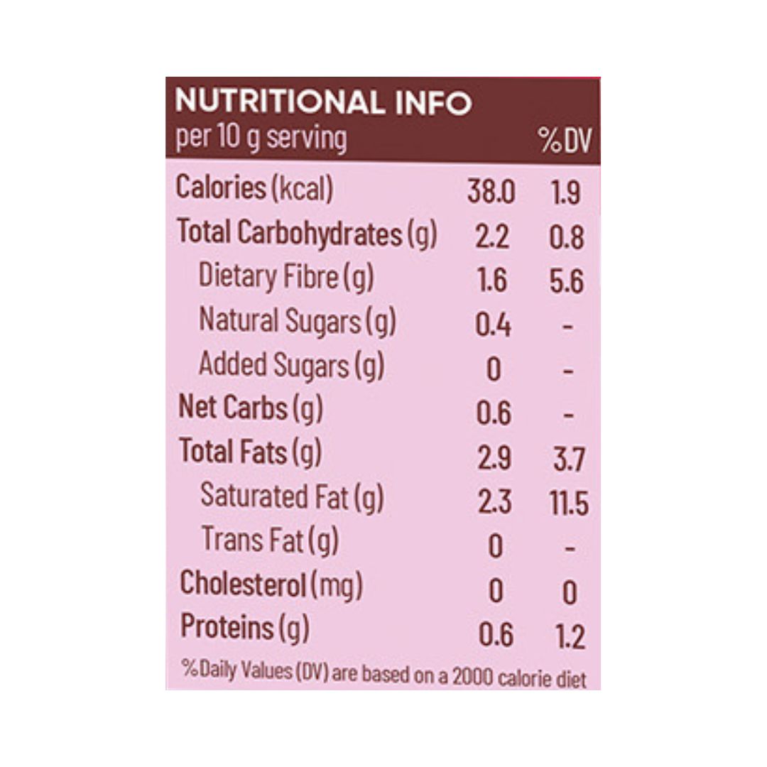 Sugar Free Cashew And Cranberries Chocolate Bar Nutrition Info