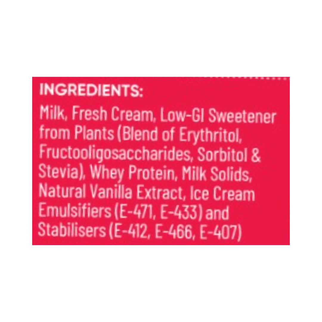 Sugar Free Gourment Vanilla Ice Cream Ingredients