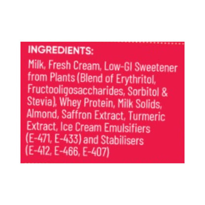 Sugar Free Kesar Badam Ice cream Ingredients